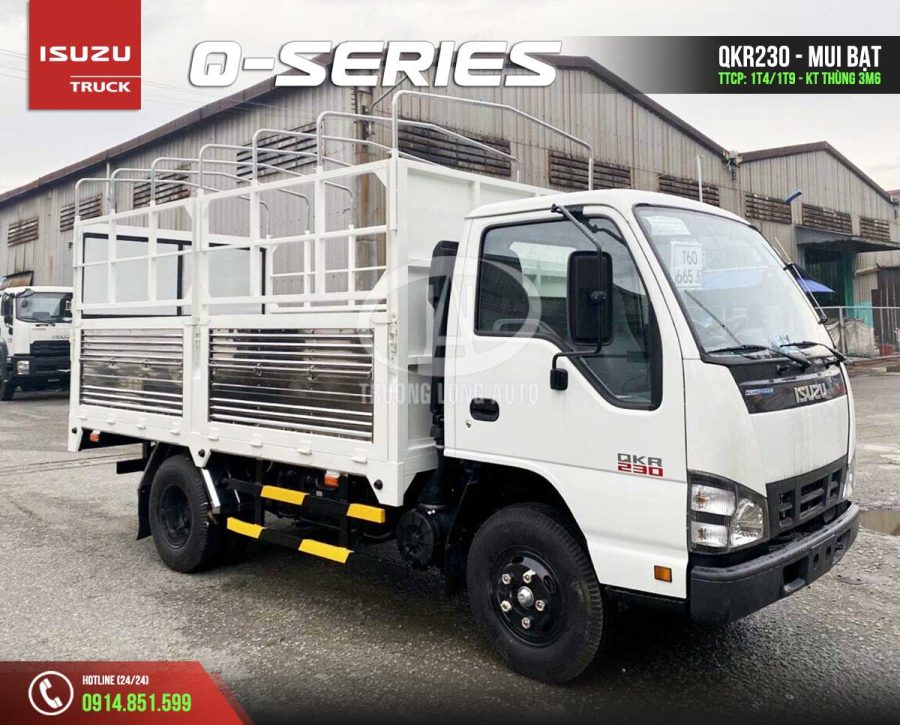 isuzu qkr230 1t4 1t9 thùng mui bạt