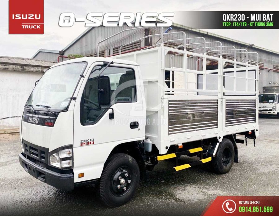 isuzu qkr230 1t4 1t9 thùng mui bạt