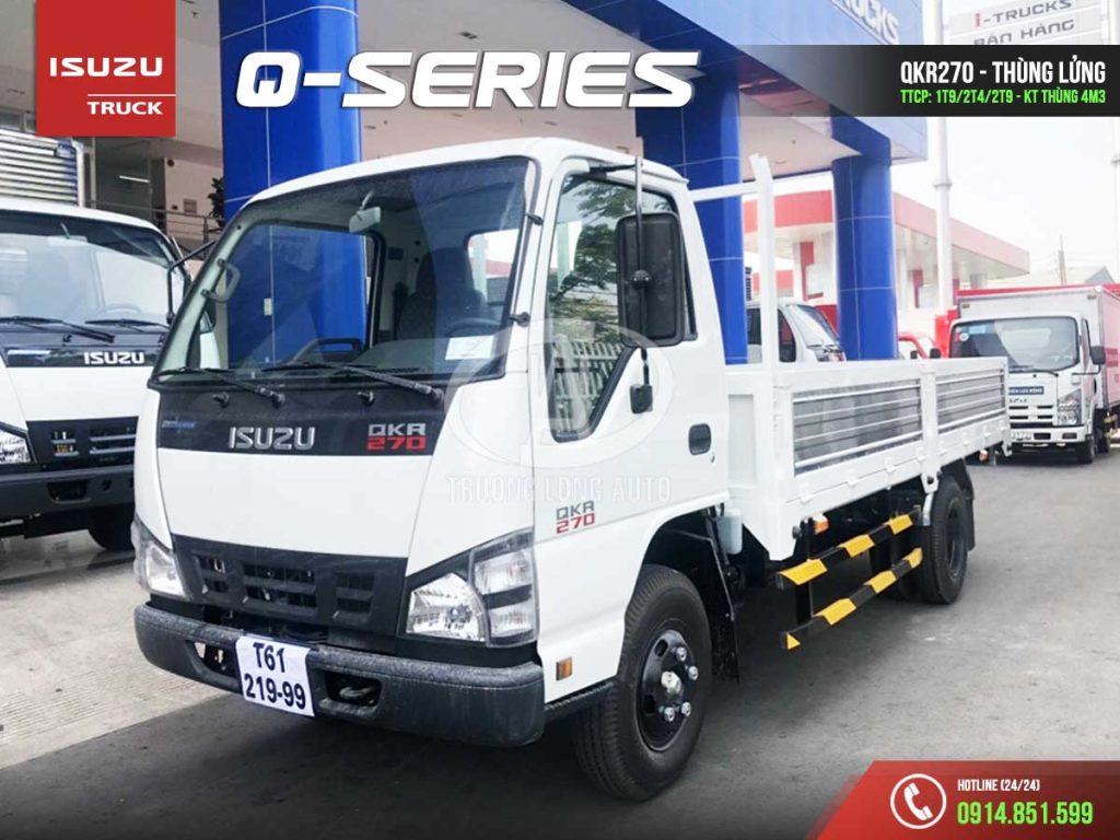 isuzu qkr270 1t9 2t4 2t9 thùng lửng