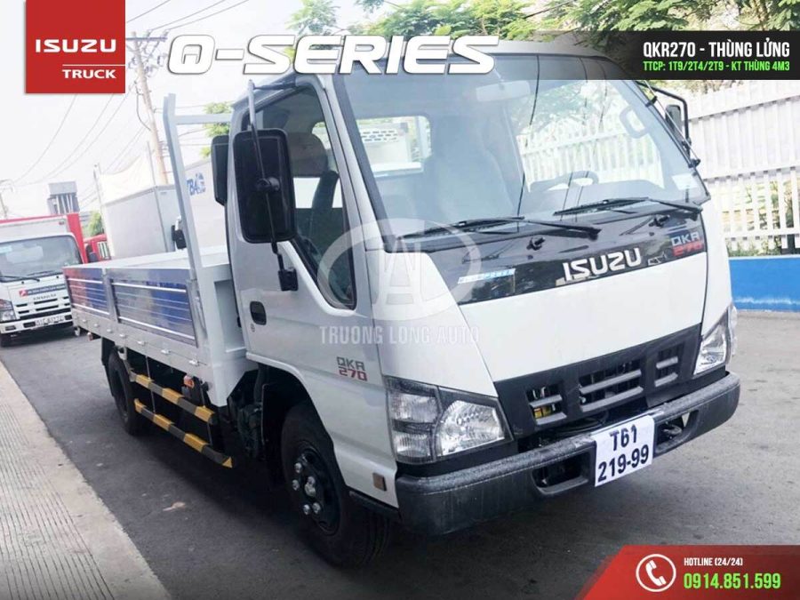 isuzu qkr270 1t9 2t4 2t9 thùng lửng