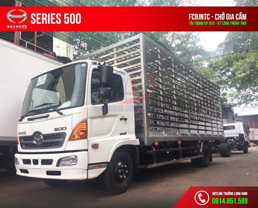 Xe Hino FV9JNTC thùng chở gia cầm