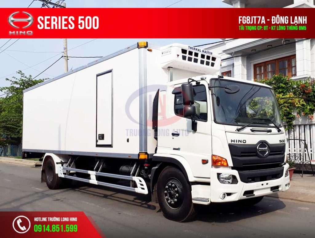HINO FGJT7A - 8 TẤN - THÙNG ĐÔNG LẠNH