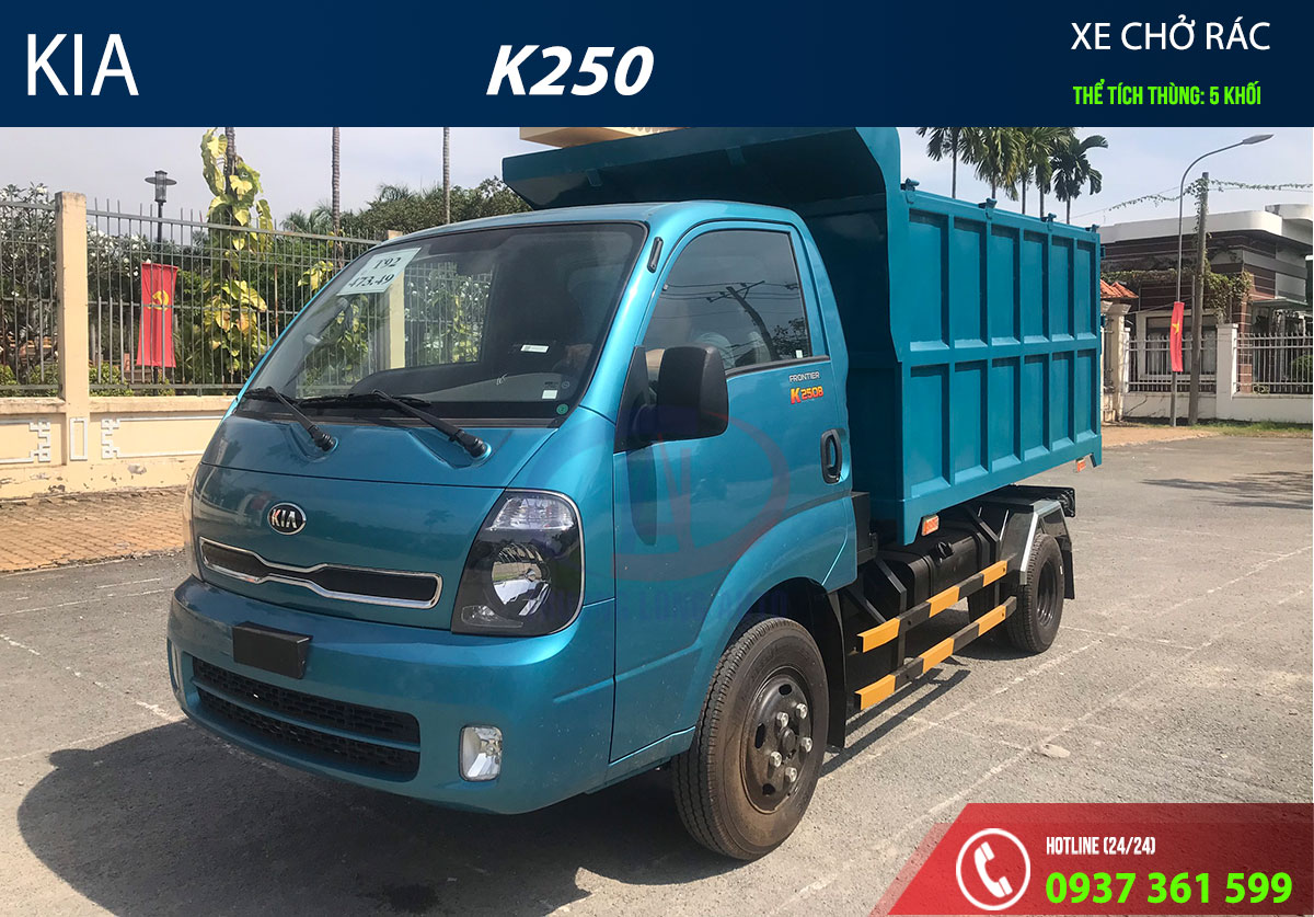 Xe tải Kia K250 mui bạt giá tốt nhất tại Bình Dương - 0914 15 9099