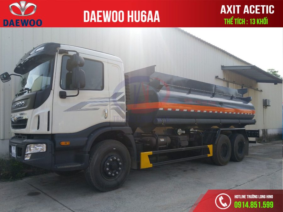 Xe Deawoo hu6aa xitec axit acetic 13 khối