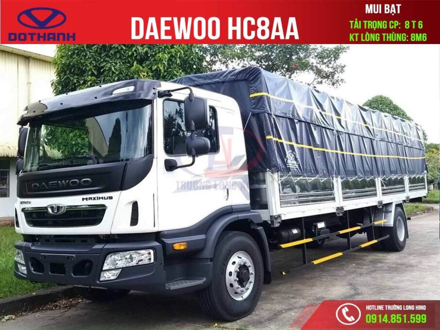 daewoo hc8aa 8.6 tấn mui bạt