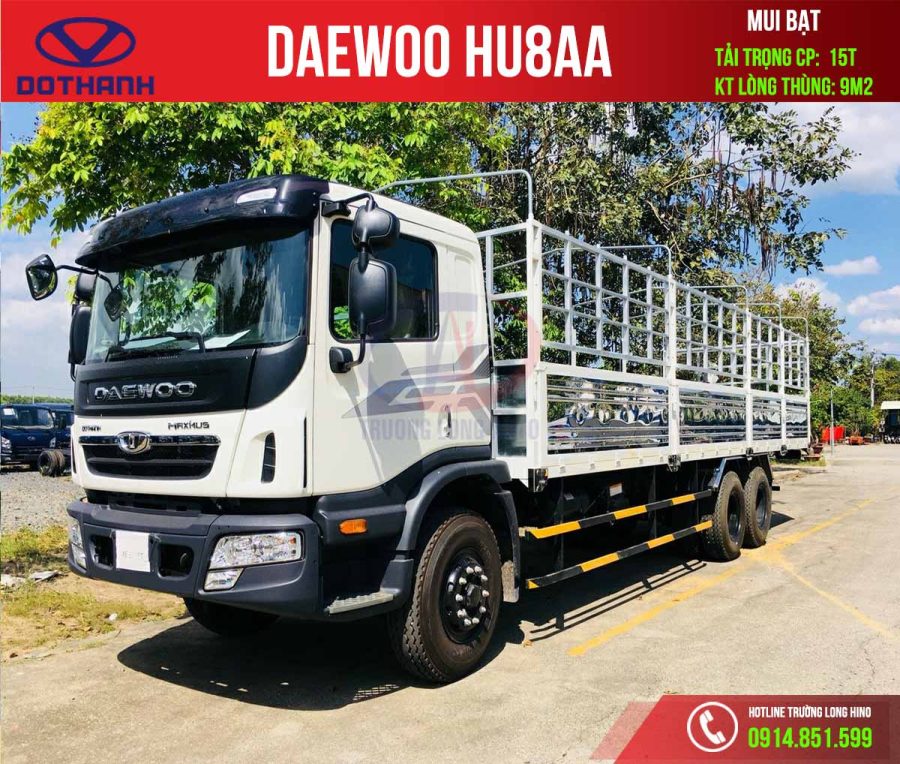 daewoo hu8aa 15 tấn mui bạt