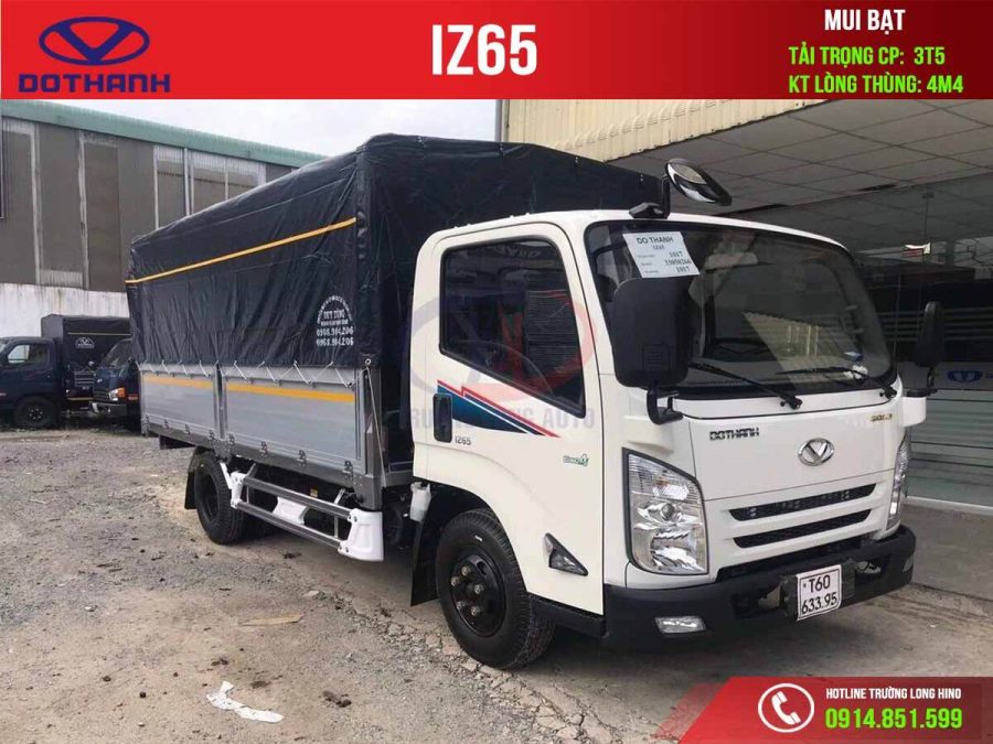 đô thành iz65 1.9 tấn 2.2 tấn 3.5 tấn mui bạt