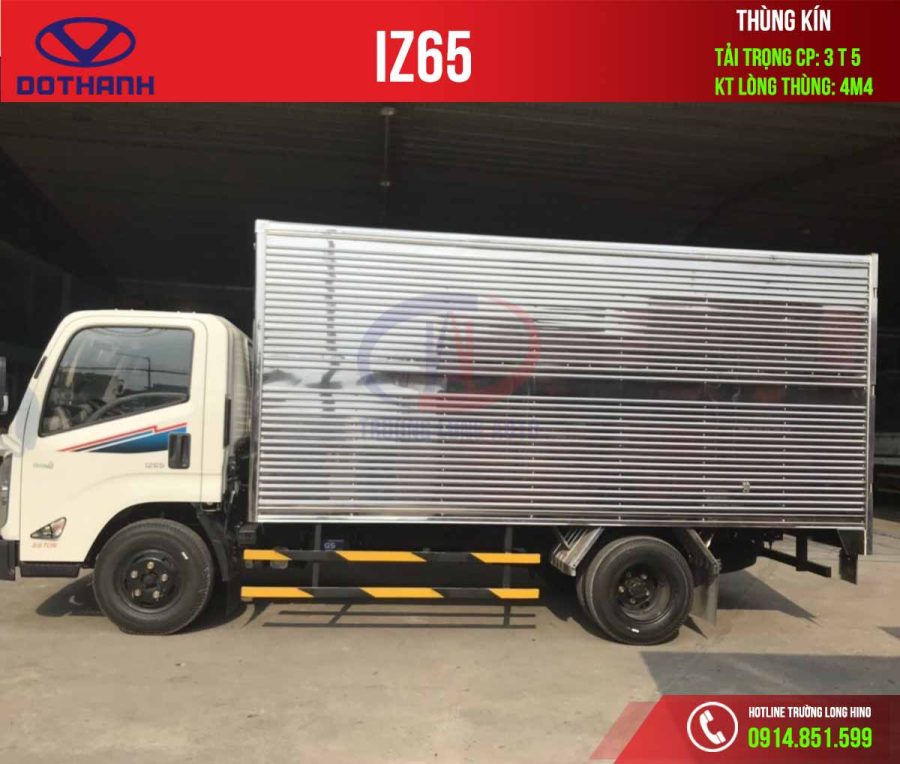 đô thành iz65 1.9 tấn 3.5 tấn thùng kín