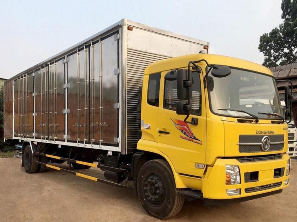 dongfeng 2 chân thùng kín pallet