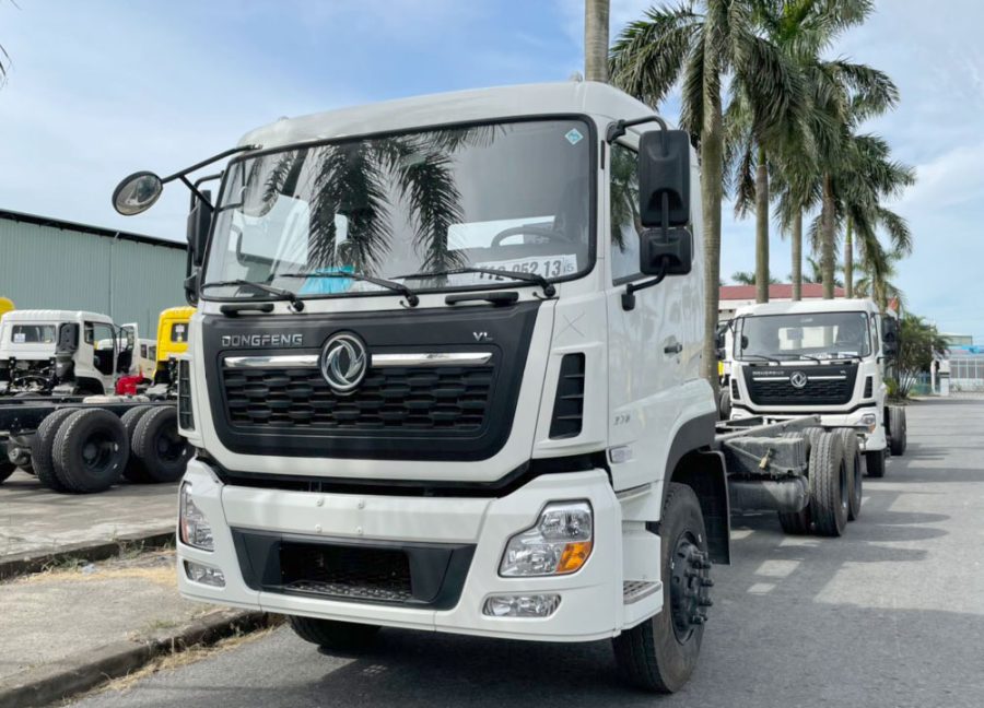 dongfeng 3 chân 15 tấn thùng mui bạt