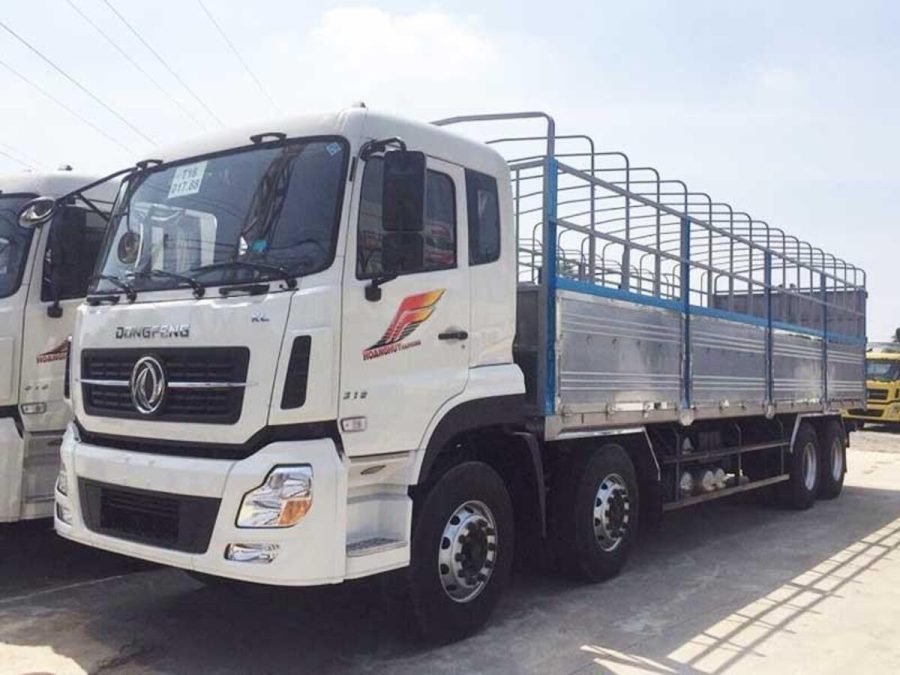 dongfeng 4 chân 18 tấn thùng mui bạt