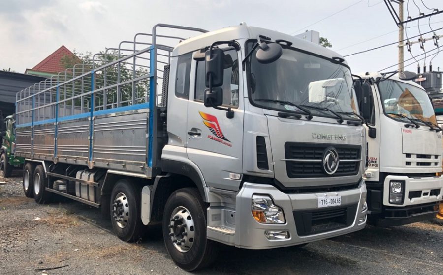 dongfeng 4 chân 18 tấn thùng mui bạt