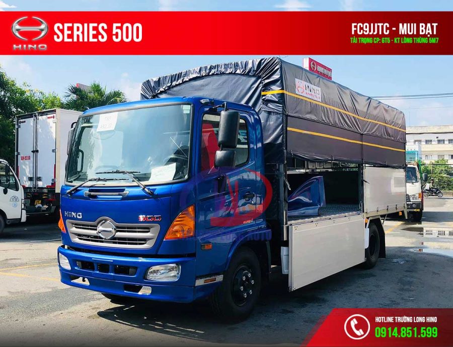 hino fc9jjtc 6t5 thùng mui bạt 1