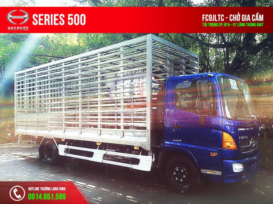 hino fc9jltc 6t4 thùng chở gia cầm