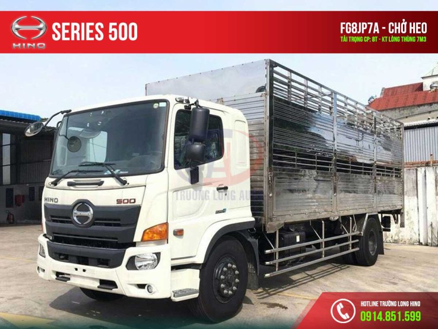 hino fg8jp7a 8.5 tấn thùng chở gia súc