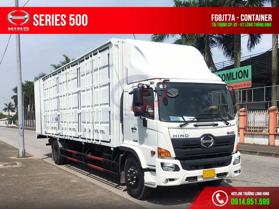 hino fg8jt7a 8 tấn thùng container 1