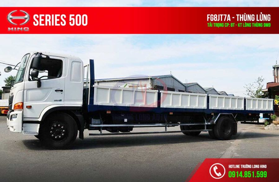 hino fg8jt7a 8 tấn thùng lửng 1