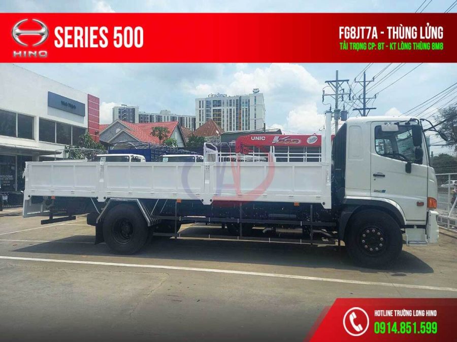 hino fg9jt71 8 tấn thùng lửng