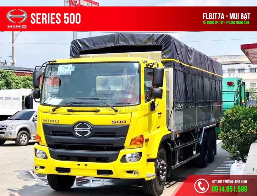 hino fl8jt7a thùng bạt