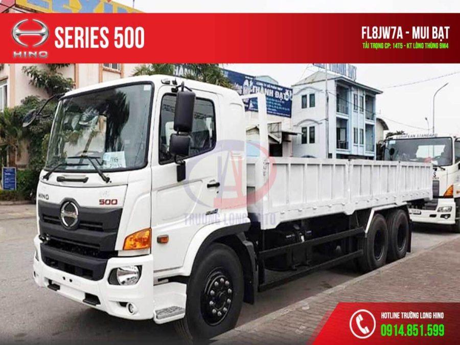 hino fl8jww7a 15 tấn thùng lửng