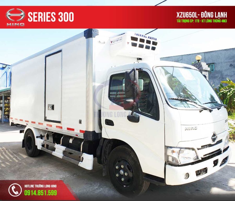 hino xzu650 1.9 tấn thùng đông lạnh 2