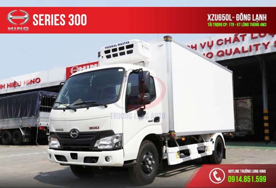 hino xzu650 1.9 tấn thùng đông lạnh 3