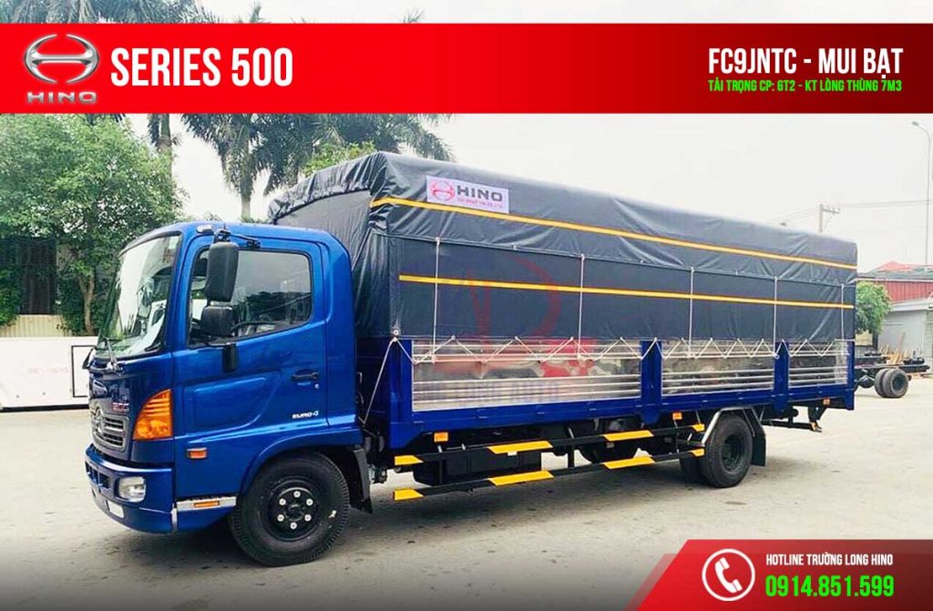 hino fc9jntc 6t2 thùng mui bạt 2