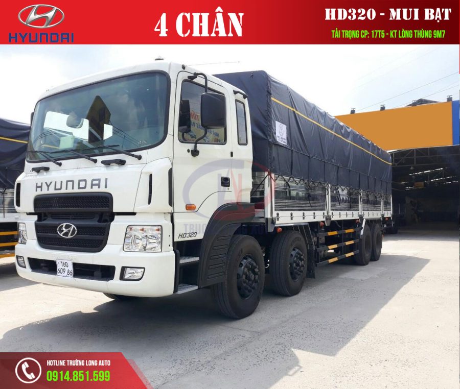 hyundai hd320 17t5 mui bạt