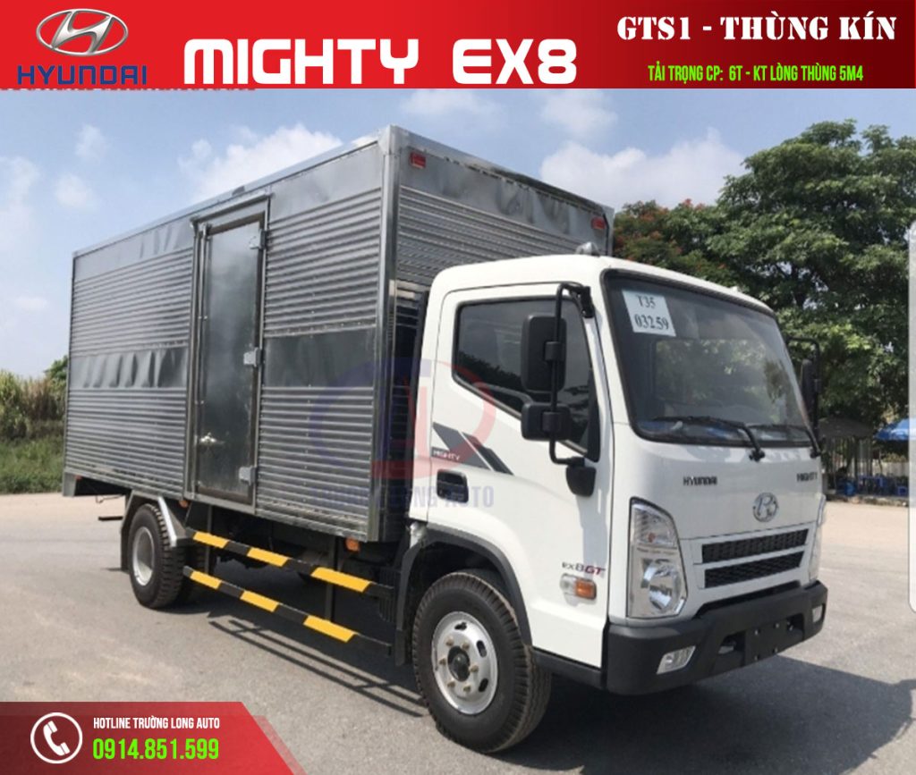 hyundai mighty ex8 gts1 thùng kín
