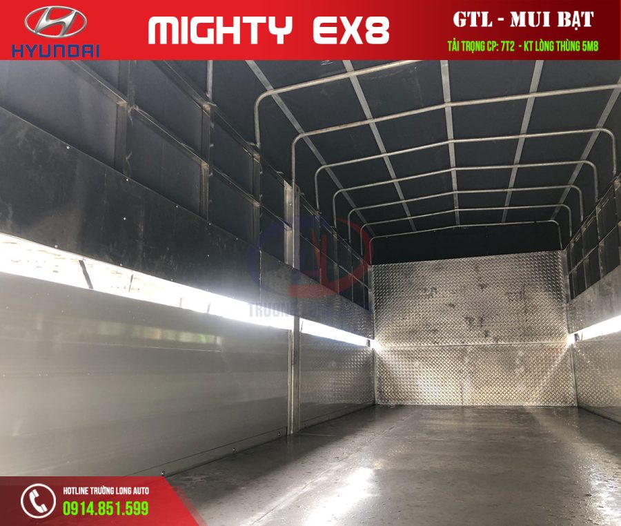 hyundai mighty ex8gtl mui bạt