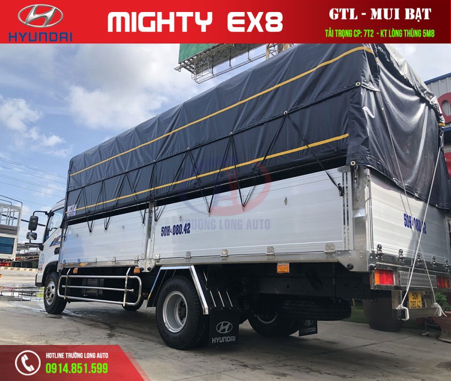 hyundai mighty ex8gtl mui bạt