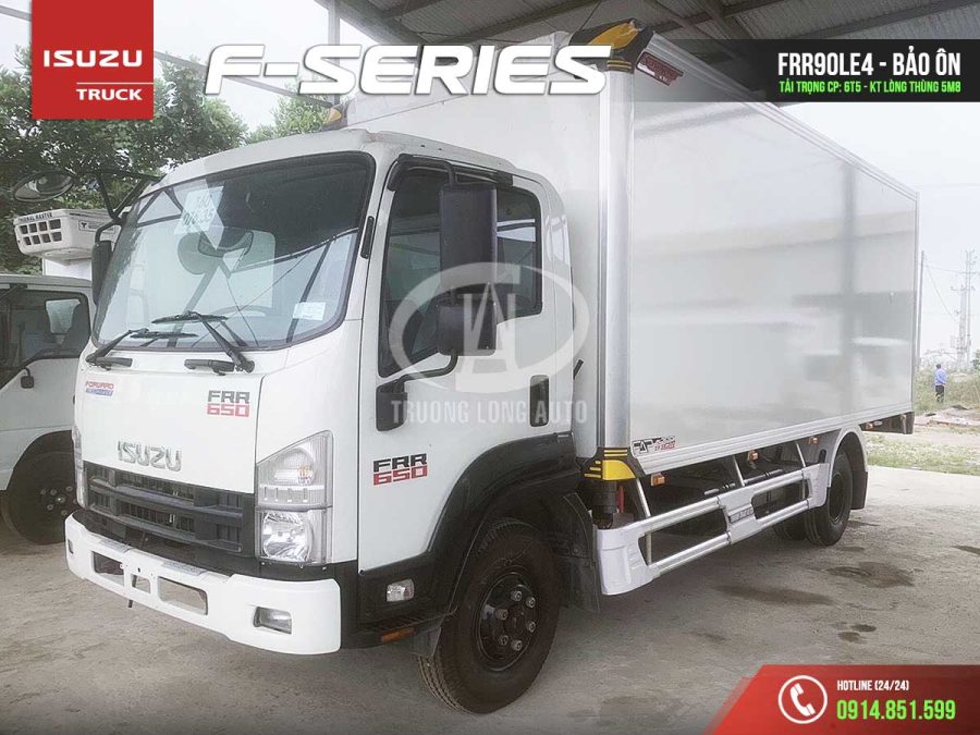 isuzu frr990le4 6t5 thùng bảo ôn
