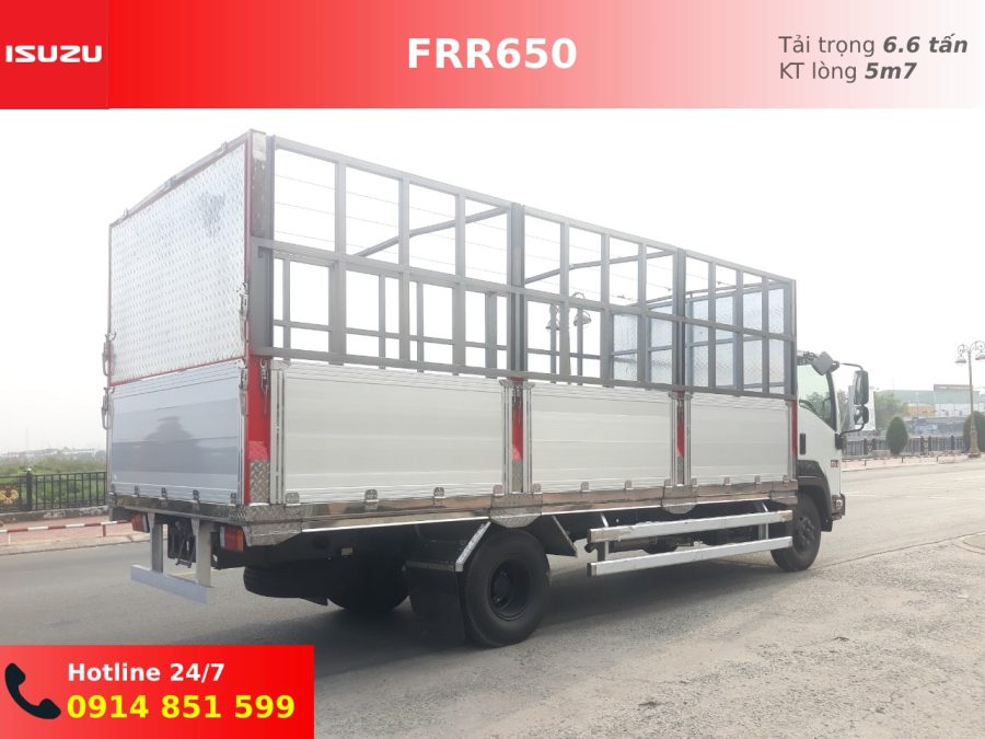 isuzu frr90le4 6t6 thùng mui bạt
