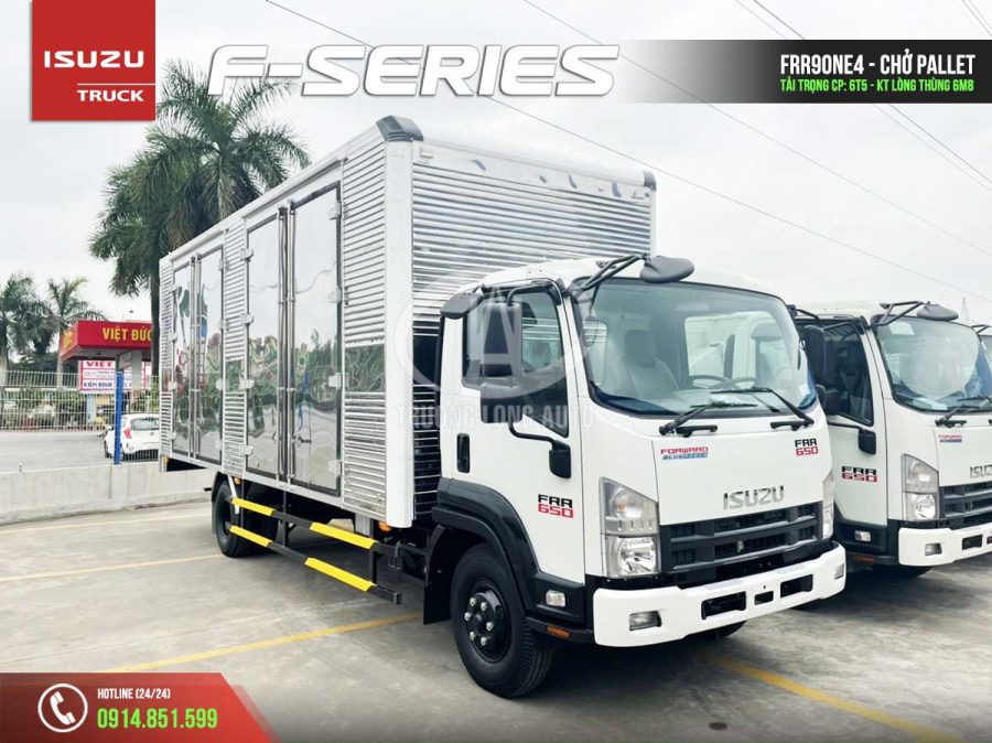 isuzu frr90ne4 6t5 thùng chở pallet