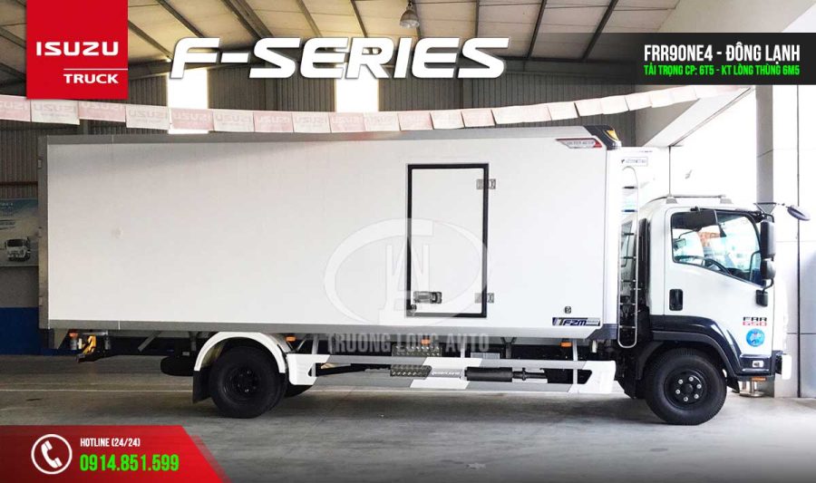 isuzu frr90ne4 6t5 thùng đông lạnh