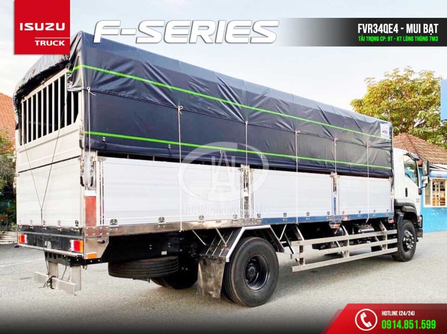 fvr34qe4 9 tấn thùng mui bạt