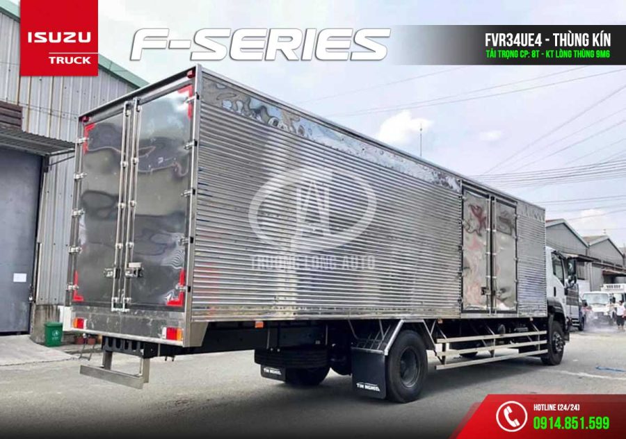 isuzu fvr34ue4 8 tấn thùng kín