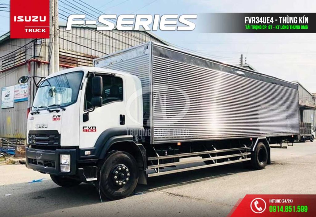 isuzu fvr34ue4 8 tấn thùng kín