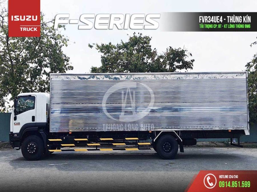 isuzu fvr34ue4 8 tấn thùng kín