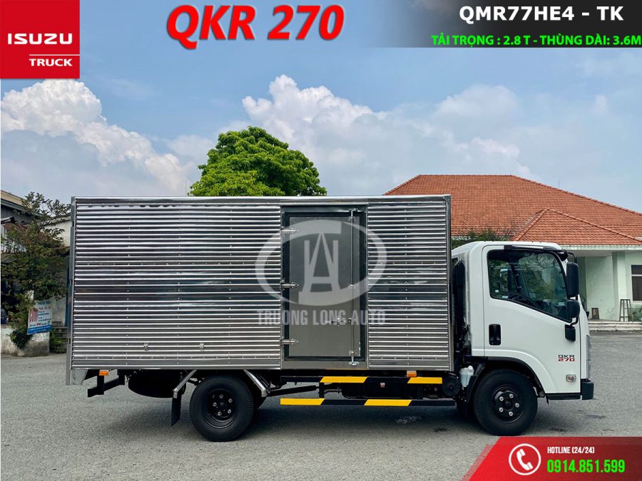 isuzu qkr 270 qmr77he4 2.8t thùng kín