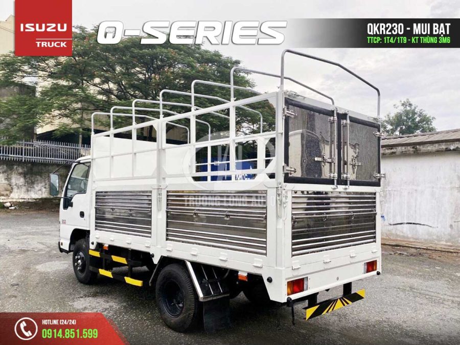 isuzu qkr230 1t4 1t9 thùng mui bạt