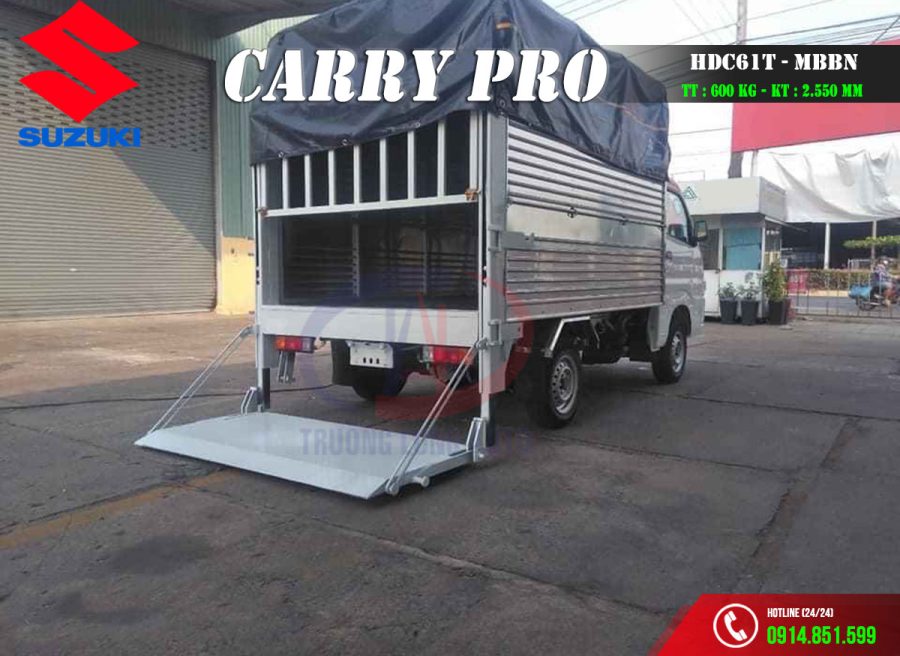 suzuki carry pro hdc61t mui bạt bửng nâng