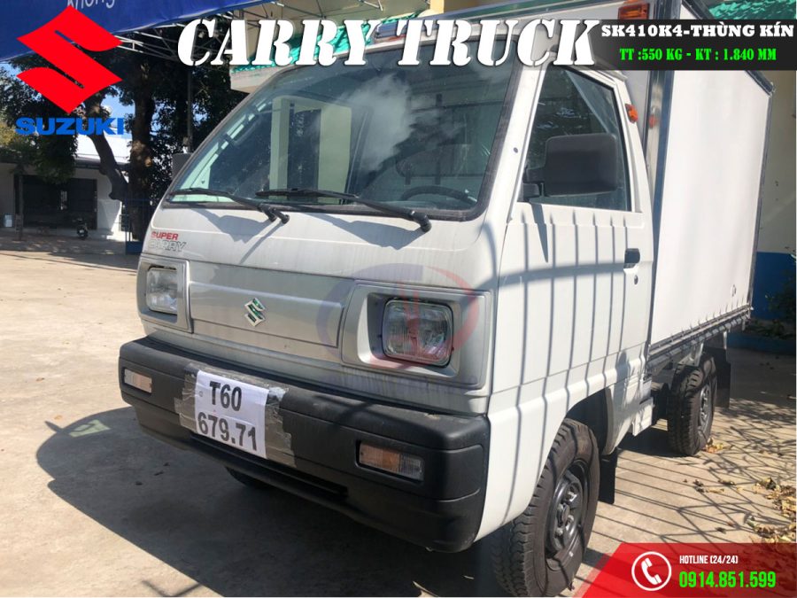 suzuki truck sk410k4 550kg thùng kín