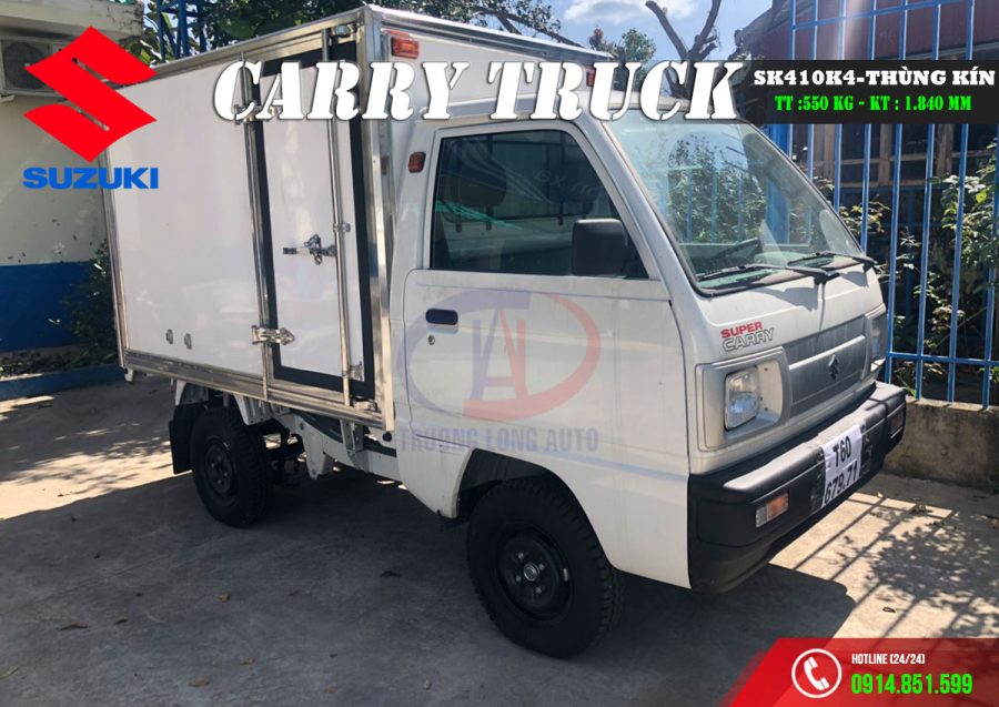 suzuki truck sk410k4 550kg thùng kín