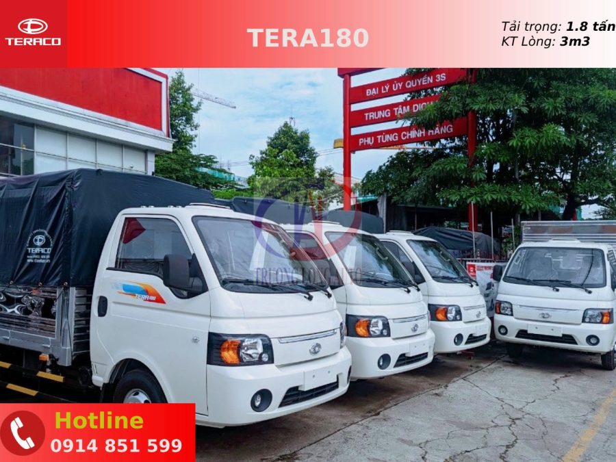 teraco tera 180 thùng mui bạt