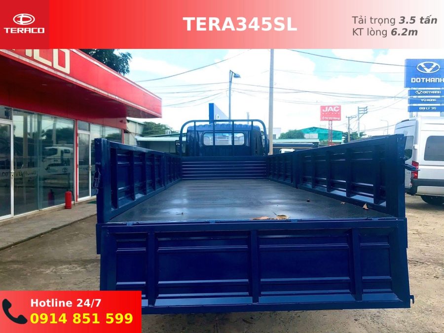 teraco tera 345sl thùng lửng 6m2