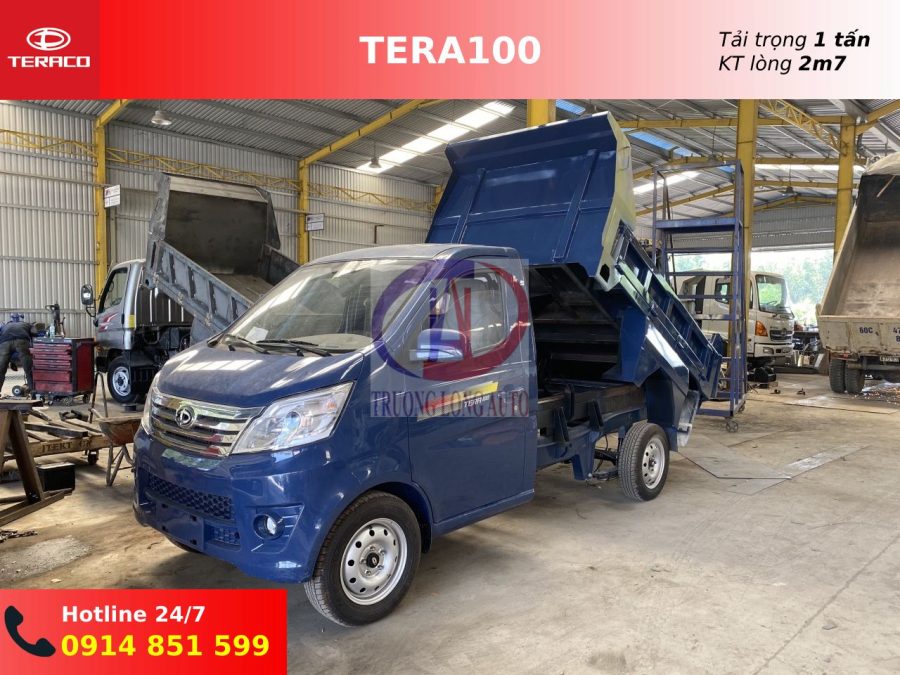 teraco tera100 ben tự đổ 1 khối