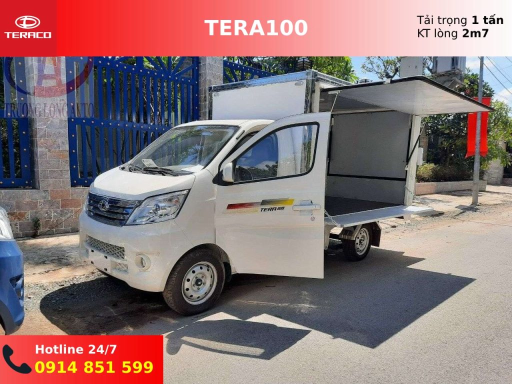 teraco tera100 thùng kín cánh dơi