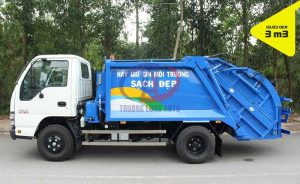 Xe cuốn ép rác Isuzu QKR 4 khối