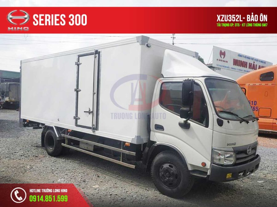 xe tải hino 3t5 xzu352l thùng bảo ôn